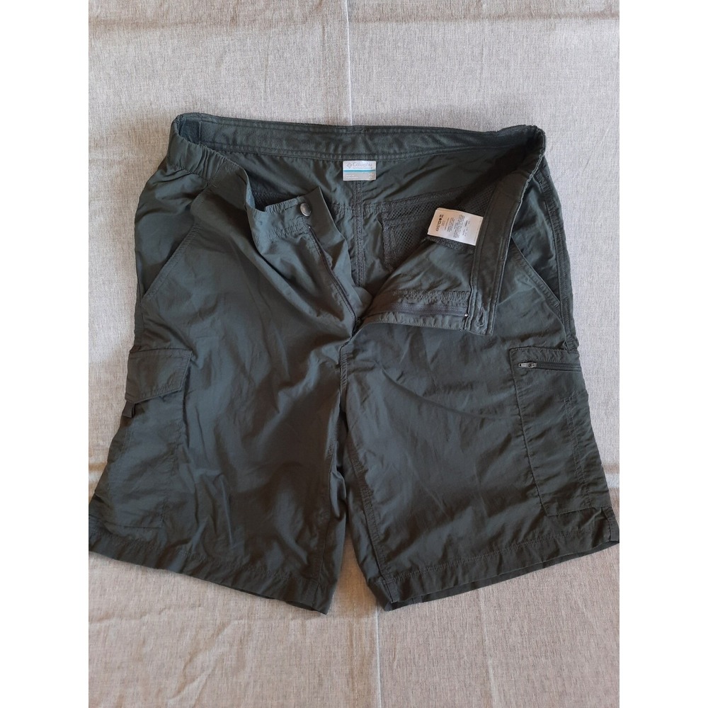 Columbia Sportswear Company Men 34 Stretch Waistband Military Green Cargo Short
